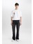 %100 Pamuk Flayer Fit Bol Kalıp Normal Bel Geniş Paça Siyah Jean Pantolon B8325AX24SM 2