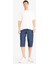 %100 Pamuk Hafif Kumaş Regular Fit Jean Uzun Bermuda Şort F4222AX25SM 1