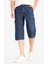 %100 Pamuk Hafif Kumaş Regular Fit Jean Uzun Bermuda Şort F4222AX25SM 5