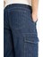 %100 Pamuk Hafif Kumaş Regular Fit Jean Uzun Bermuda Şort F4222AX25SM 7