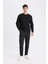 Pike İnce Eşofman Altı Slim Fit Dar Kesim Düz Paça Beli Bağcıklı Cepli R9261AZ24AU 3