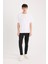 Carlo Skinny Fit Ekstra Dar Kalıp Normal Bel Ekstra Dar Paça Siyah Jean Pantolon S2285AZ24AU 1