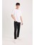 Carlo Skinny Fit Ekstra Dar Kalıp Normal Bel Ekstra Dar Paça Siyah Jean Pantolon S2285AZ24AU 3