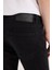 Carlo Skinny Fit Ekstra Dar Kalıp Normal Bel Ekstra Dar Paça Siyah Jean Pantolon S2285AZ24AU 6