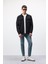 Slim Tapered Fit Dar Kalıp Normal Bel Daralan Paça Jean Pantolon E7108AX25SP 2