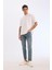 Slim Tapered Fit Dar Kalıp Normal Bel Daralan Paça Jean Pantolon E7108AX25SP 4