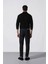 Carlo Skinny Fit Ekstra Dar Kalıp Normal Bel Ekstra Dar Paça Siyah Jean Pantolon S2285AZ25SP 7