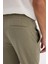 Relax Fit Rahat Kesim Kısa Paça Keten Görünümlü Yazlık Kumaş Pantolon E4790AX25SM 7