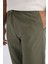 %100 Pamuk Yazlık Jogger Chino Pantolon Beli Bağcıklı Cepli Düz Paça Z9933AZ25SP 5