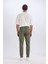 %100 Pamuk Yazlık Jogger Chino Pantolon Beli Bağcıklı Cepli Düz Paça Z9933AZ25SP 6