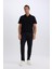 %100 Pamuk Yazlık Jogger Chino Pantolon Beli Bağcıklı Cepli Düz Paça Z9933AZ25SP 2