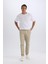 %100 Pamuk Yazlık Jogger Chino Pantolon Beli Bağcıklı Cepli Düz Paça Z9933AZ25SP 1