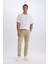 %100 Pamuk Yazlık Jogger Chino Pantolon Beli Bağcıklı Cepli Düz Paça Z9933AZ25SP 3