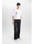 %100 Pamuk Flayer Fit Bol Kalıp Normal Bel Geniş Paça Siyah Jean Pantolon B8325AX24SM 4