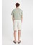 Regular Fit Düz Paça Kargo Cepli Basic Düz Şort B8796AX24SM 7