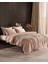 Reverie King Size Bambu Armürlü Nevresim Takımı - Somon 1