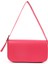Fuşya SHK183 Kapaklı Suni Deri Ayarlabilir Askılı Baget Model El, Kol ve Omuz Çantası 1