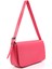 Fuşya SHK183 Kapaklı Suni Deri Ayarlabilir Askılı Baget Model El, Kol ve Omuz Çantası 2
