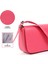 Fuşya SHK183 Kapaklı Suni Deri Ayarlabilir Askılı Baget Model El, Kol ve Omuz Çantası 5