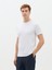 Erkek Modern Fıt Tişört-Beyaz 3