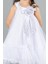 Halter Yaka Taç Aksesuarlı Kısa Kız Çocuk Abiye ABK2296 3