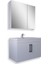 Yalova 80 Cm Mdf Banyo Dolabı Seti 1