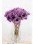 Yapay Çiçek Lüx Islak 6lı Anemon Demeti 25 cm Mor 1