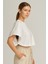 Store Yarasa Kol Crop Bluz – %100 Pamuk, Tok Kumaş 2
