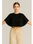 Store Yarasa Kol Crop Bluz – %100 Pamuk, Tok Kumaş 1