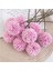 Yapay Çiçek Top Krizantem 7li Mini Kartopu Demeti 23 cm Pembe 1