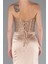 Straplez Balen Korse Uzun Saten Abiye ABU3883 4
