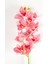 Yapay Islak Dokulu 10 Kandilli Singapur Orkide Çiçeği 75 cm Pembe 1