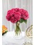 Yapay Çiçek Top Krizantem 7li Mini Kartopu Demeti 30 cm Fuşya 1
