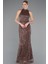 Halter Yaka Boncuklu Uzun Balık Abiye ABU4791 1