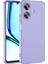 Realme Note 60 Uyumlu Kılıf Mara Lansman Soft Silikon Içi Kadife Lila 3