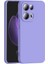 Oppo Reno 13 Pro Uyumlu Kılıf Mara Lansman Soft Silikon Içi Kadife Lila 3