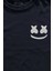 Lacivert Tişört Dj Marshmello Marsh Mello Fortnite Minimal Ön Baskılı Unisex T-Shirt 2