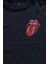 Lacivert Tişört Rolling Stones Rock Retro 70S 80S Music Baskılı Unisex T-Shirt 2