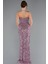 Straplez Uzun Pullu Abiye Elbise ABU5014 2