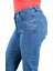 Kadın Orta Mavi Mom Jeans 2