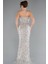 Straplez Uzun Pullu Abiye Elbise ABU5014 2