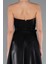 Straplez Midi Saten Davet Elbisesi ABK2363 4