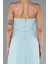 Straplez Bacak Dekolteli Uzun Şifon Abiye ABU5108 4