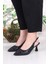 5320 Jena Dantelli Taşlı Arkası Açık Topuklu Kadın Ayakkabı 2