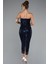 Straplez Midi Pullu Davet Elbisesi ABK2389 2