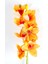 Yapay Islak Dokulu 10 Kandilli Singapur Orkide Çiçeği 75 cm Turuncu 1
