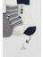 Bistyle 3'lü Penye Soket Çorap BS10109 Gri 2