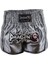 MT3076 Shiny Muay Thai Gri Kick Boks Şortu 1