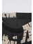 Erkek Çocuk Pamuklu Siyah Kaplan Desenli Sweatshirt Eşofman Takım Kışlık 3