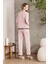 Pudra Penye Kadın Pijama Takımı 2200 4